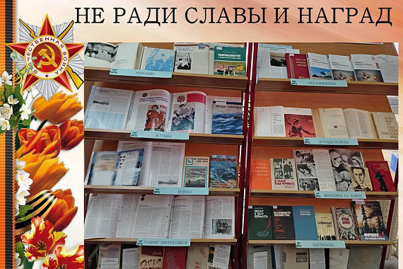 Книжная выставка &laquo;Не ради славы и побед&raquo;